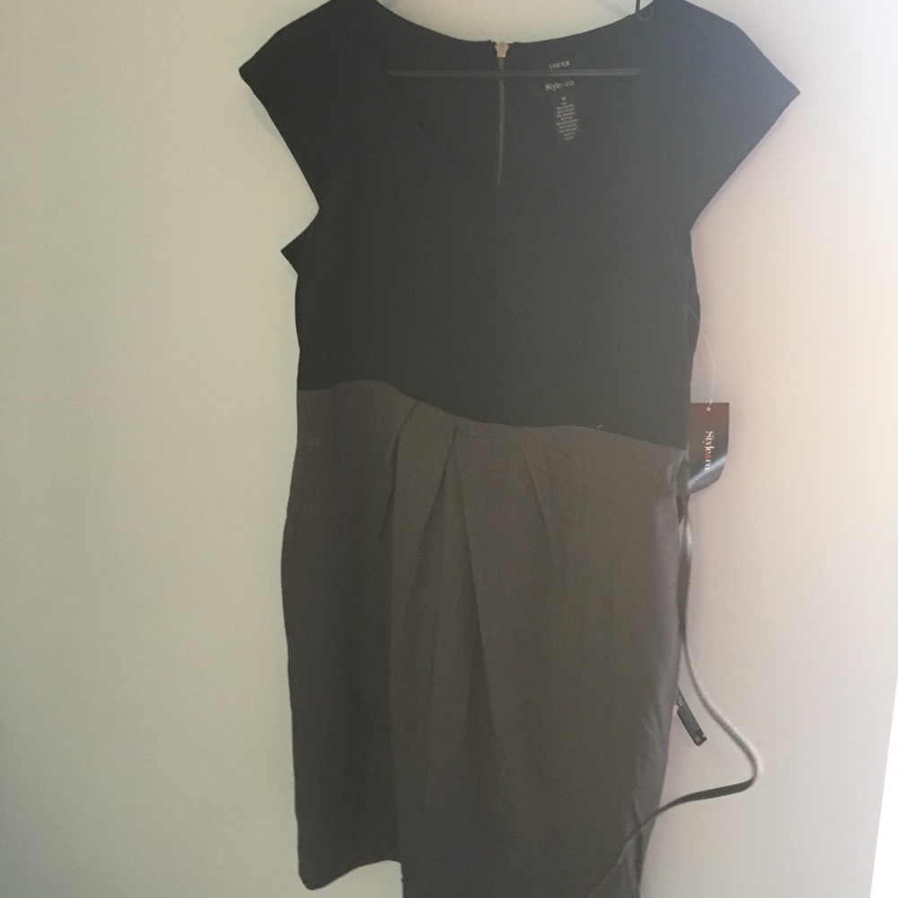 Black and Grey Dress